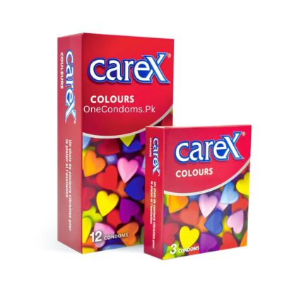 Carex Colours Condoms 12s - Vibrant Variety Pack