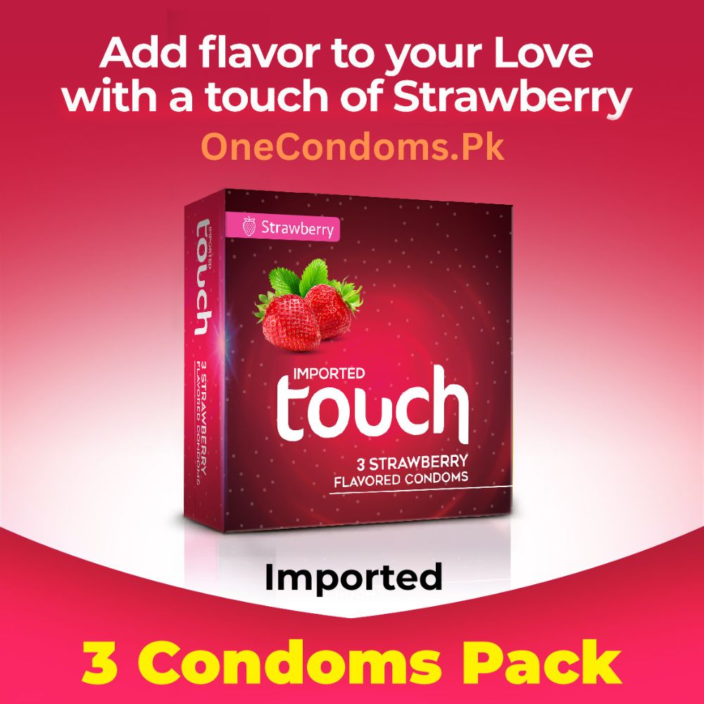 Touch Strawberry Condoms - Buy Condoms Online - One Condoms